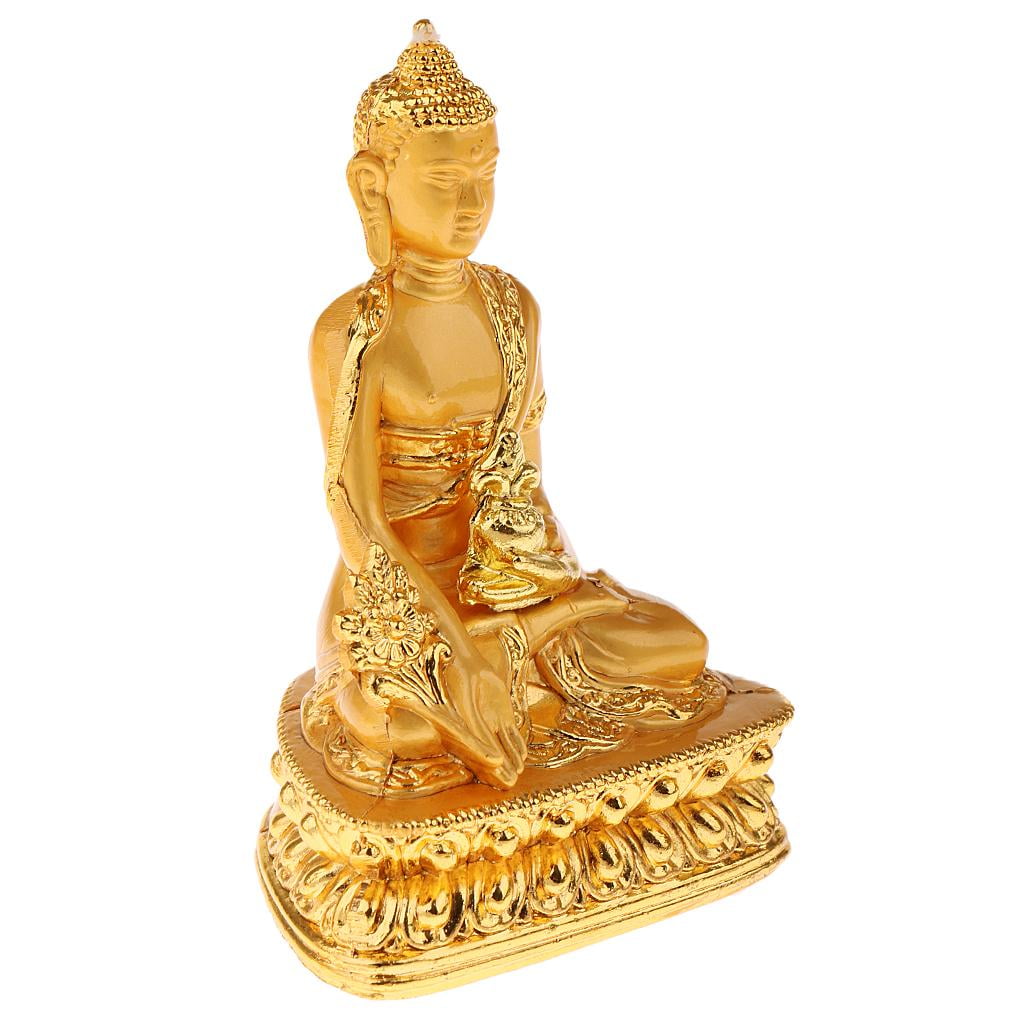 Meditation Buddha Statue Religion Sculpture Buddhist Figurine Bless Family Home Efficacious