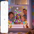 thumbnail image 5 of Easter Bunny Window Lights with Suction Cup, Multicolor LED Bunny Silhouette Light, Battery Operated Spring Window Decor, Hanging Holiday Ambient Lighting for Indoor Home & Store Displays, Lazyguy, 5 of 9