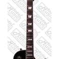 thumbnail image 4 of Oscar Schmidt LP Style Electric Guitar, Solid Mahogany Body, Sunburst, OE20TS KIT, 4 of 8