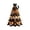 F:Creepy Cat, variant on DIY Halloween Quilted Fabric Tree Kit, 3D Padded Patchwork Sewing Craft Kit for Tabletop, Mantel & Seasonal Home Decor, Gift for Crafters