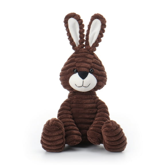 Apricot Lamb Brown Corduroy Bunny Plush Toy for Kids 9 Inches
