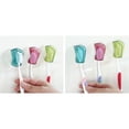 thumbnail image 4 of Miangastore 6pcs Bathroom Wall Mount Toothbrush Holder Suction Cup Rack Dustproof Cover, 4 of 8