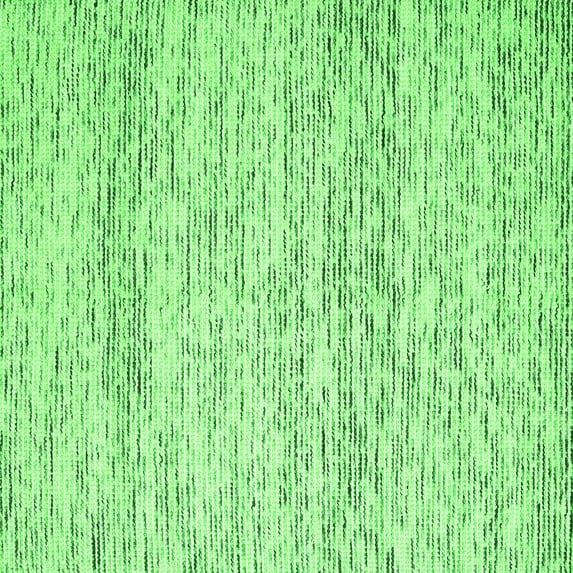 Ahgly Company Indoor Square Solid Green Modern Area Rugs, 6' Square