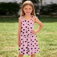 thumbnail image 5 of BRGZLK Toddler Girls Dresses Kids Summer Outfits 2026 Cute Floral Print Halter Tulle Swing Dress Causal Beach Sundress with Pockets Pink A 9-10 Years, 5 of 8