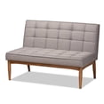 thumbnail image 4 of Bowery Hill Grey and Brown Finished Wood 4-Piece Dining Nook Set, 4 of 11