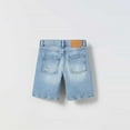 thumbnail image 5 of LIIPEE Girls Boys Ripped Jeans Shorts Summer Comfort Casual Empire Waist Denim Shorts With Pockets Baby Versatile Picnics Shorts,Bu1,12-18 Months, 5 of 7