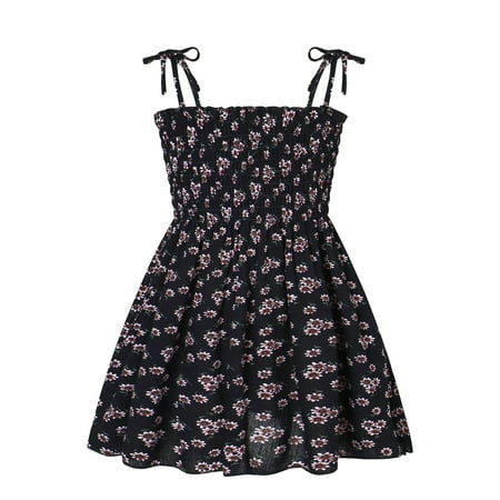 

Little Girls Dresses Floral Baby Dress Clothes Kids Beach Toddler Slip Princess Floral Dress Dress&Skirt