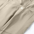 thumbnail image 7 of Yaoyar Men's Solid Color Loose Technical Cargo Trousers with Drawstring Pockets Utility Design Functional Long Pants,L,Khaki, 7 of 7
