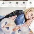 thumbnail image 3 of RUIYC Collage Kitten Blanket for Bed, Throw Blanket for Unisex and Kids - Super Soft Plush Cat Blankets for Cat Lovers Cats Print Throws Blankets - Blanket, 3 of 6
