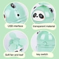 thumbnail image 4 of JZCHUNTOY Cute Panda Handheld Fan, 1 Piece USB Rechargeable Mini Portable Fan, Lightweight Personal Cooling Fan, Suitable for Outdoor, Travel, Commute, Office and Home Use, 4 of 6