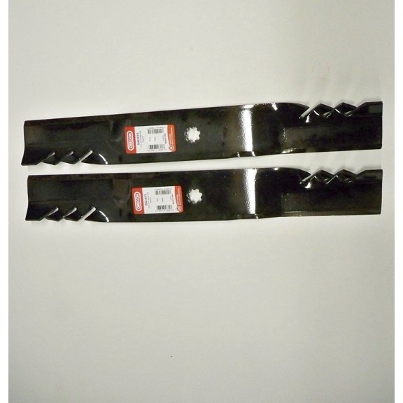 Oregon 592-615 Set of 2, Longer Life Gator Fusion G5 3-In-1 Mulching Blades