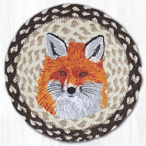 Capitol Importing 80-130F 10 x 10 in. MSPR-130 Fox Printed Round Trivet