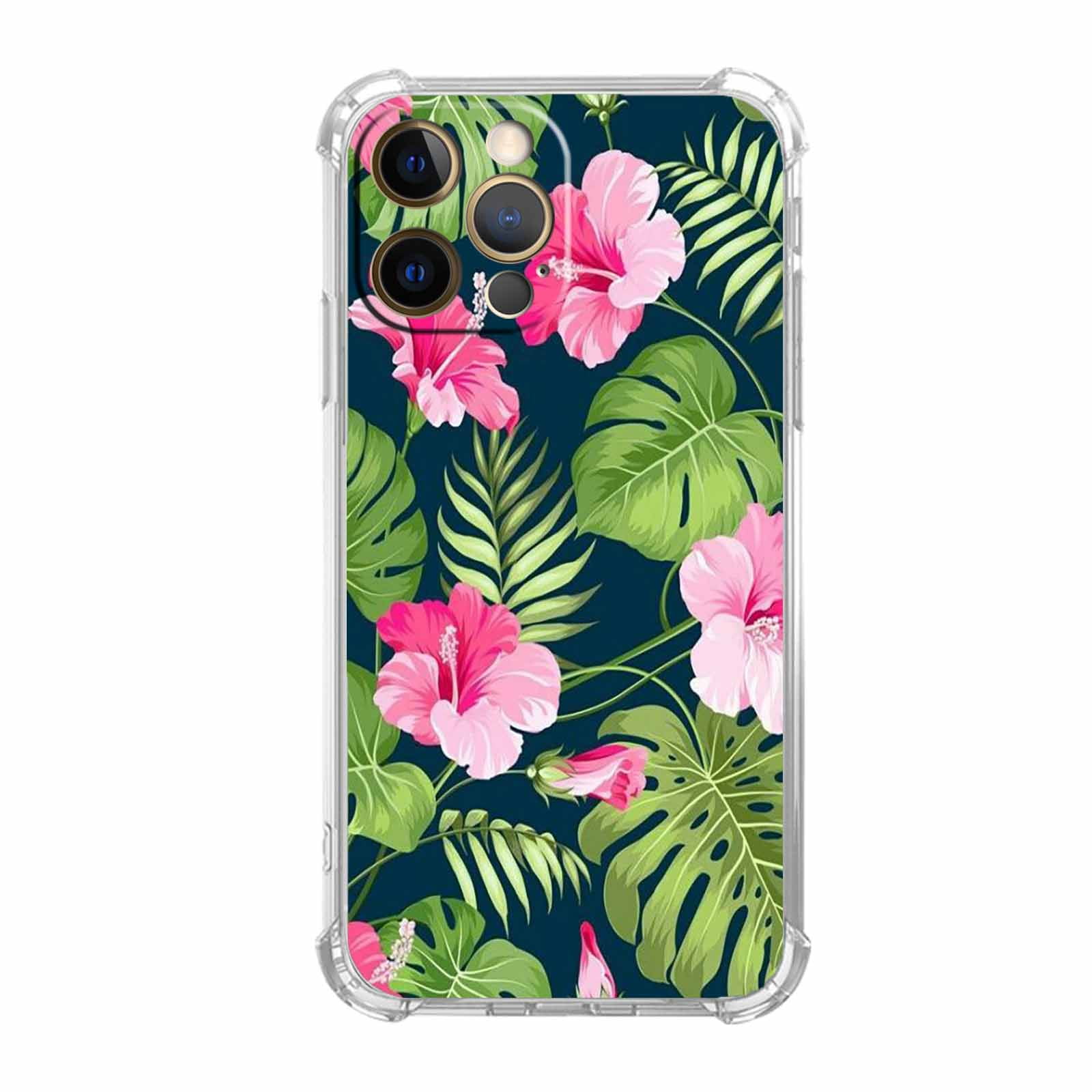 Flower Jungle Case for iPhone 11 Pro Max,Aesthetic Colourful Floral