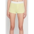 thumbnail image 3 of Womens Trendy Ribbed Knit Sleep Shorts, 3 of 4