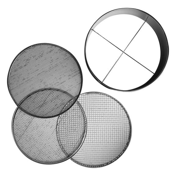 12" Bonsai Soil Sieve Sifting Set - 3 Screens