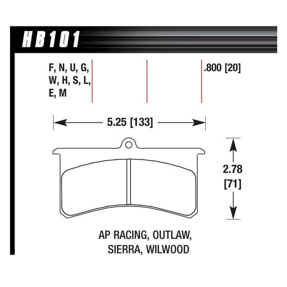 Hawk Brake Superlite/XL-HP Plus