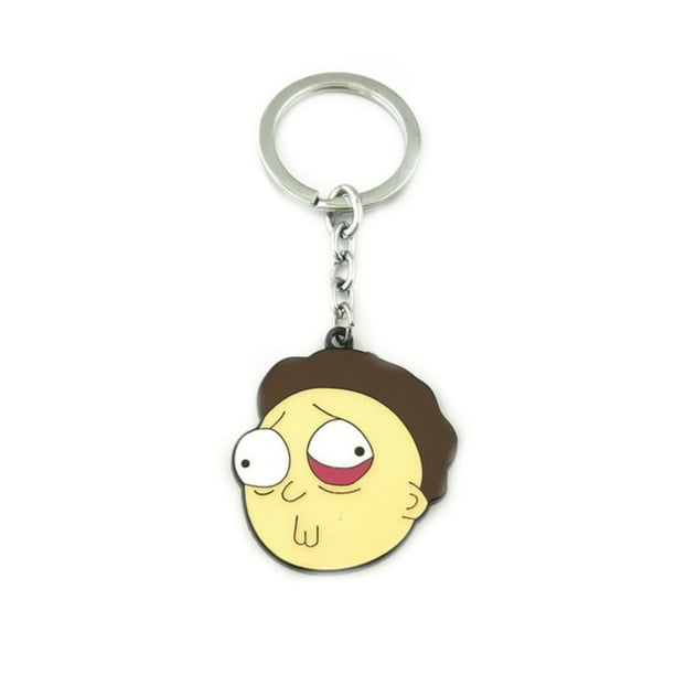 Rick and Morty Keychain Key Ring TV Series Science Cartoon Auto/Boat