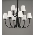 thumbnail image 2 of 11826SWBK Maxim Lighting Shelter-9 Light Chandelier-30 Inches wide by 35 inches high-Black Finish    -Traditional Installation, 2 of 5