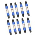 thumbnail image 4 of 10 Pares Switch De Mic XLR 3 Pinzas Conectores De Micrófono Adaptador Durable Hugo XLR Conector de conector de micrófono de 3 pines, 4 of 10