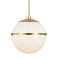 thumbnail image 6 of 2112-AG Crystorama Lighting Truax - One Light Pendant in Classic Style - 12 Inches Wide by 13.5 Inches High-Aged Brass Finish, 6 of 9