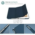 thumbnail image 3 of ProCase Smart Case for iPad Mini 1 2 3(Model: A1432 A1454 A1455 A1489 A1490 A1491 A1599 A1600) • Slim Lightweight Stand Cover with Translucent Frosted Back Support Auto Sleep/Wake • Navy Blue, 3 of 7