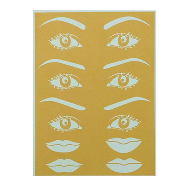 Xihbxyly Almacén de liquidación Kits y prácticas de tatuajes y cejas en blanco para principiantes y artistas experimentados.