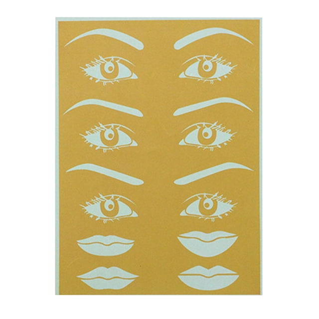 Xihbxyly Almacén de liquidación Kits y prácticas de tatuajes y cejas en blanco para principiantes y artistas experimentados.