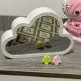 thumbnail image 2 of DIY Tulip Night Light Mirror 2in1 Handmade Furniture Decoration Simulation Flower Bedroom Sleeping Table Lamp Children Girl Couple Friends Gift Decoration Desk Mirror (13 Flowers-Pink), 2 of 6