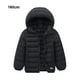 thumbnail image 3 of Qarigey Chaqueta a prueba de viento esencial para niños de invierno para días fríos, ropa de plumón, chaquetas, abrigo para invierno Abrigos y chamarras negro+160cm, 3 of 6
