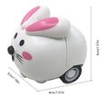 thumbnail image 3 of 12 Mini Plush Bunny Cars for Easter Basket Decoration - Cute Surprise Eggs for Holiday Parties, Table Decor & Festive Gifts - Perfect for Celebrating Spring Celebrations!, 3 of 6