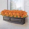 thumbnail image 2 of Artificial Outdoor Flowers,8 Bundles UV Resistant Fake Flowers,Outdoor Artificial Plastic Faux Flowers Greenery Plants for Outdoor Garden Porch Window Box Decoration(Rose Red), 2 of 5