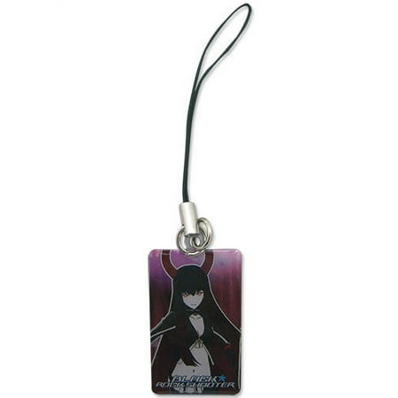 Cell Phone Charm - Black Rock Shooter - New Gold Saw Potrait Licensed ge17075