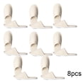 thumbnail image 2 of KYAIGUO 8 Pairs Disposable Slippers Cotton and Linen Spa Slippers Non-slip Indoor Hotel Slippers Wear-Resistant Thickened Bottom Closed Toe House Slippers for Guests,Hotel,Guest,Travel, 2 of 8