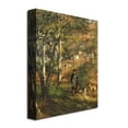 thumbnail image 2 of Trademark Fine Art "Jules Le Coeur in the Forest" Canvas Wall Art by Pierre Renoir, 2 of 2