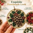 thumbnail image 5 of WEIOUKC 6PCS Wooden Christmas Ornaments Diamond Painting Kits for Adults, Christmas Diamond Art Hanging Pendant DIY Single-Side Craft Kit, for Tree & Wall Decor, 5 of 8