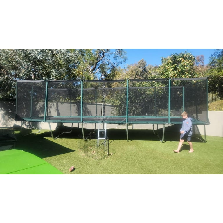 Galactic Xtreme 10x30 ft Outdoor Rectangle Trampoline, 750Lb