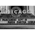thumbnail image 3 of Highsmith, Carol 14x11 Black Modern Framed Museum Art Print Titled - Marquee of the historic Chicago Theater Chicago Illinois, 3 of 5