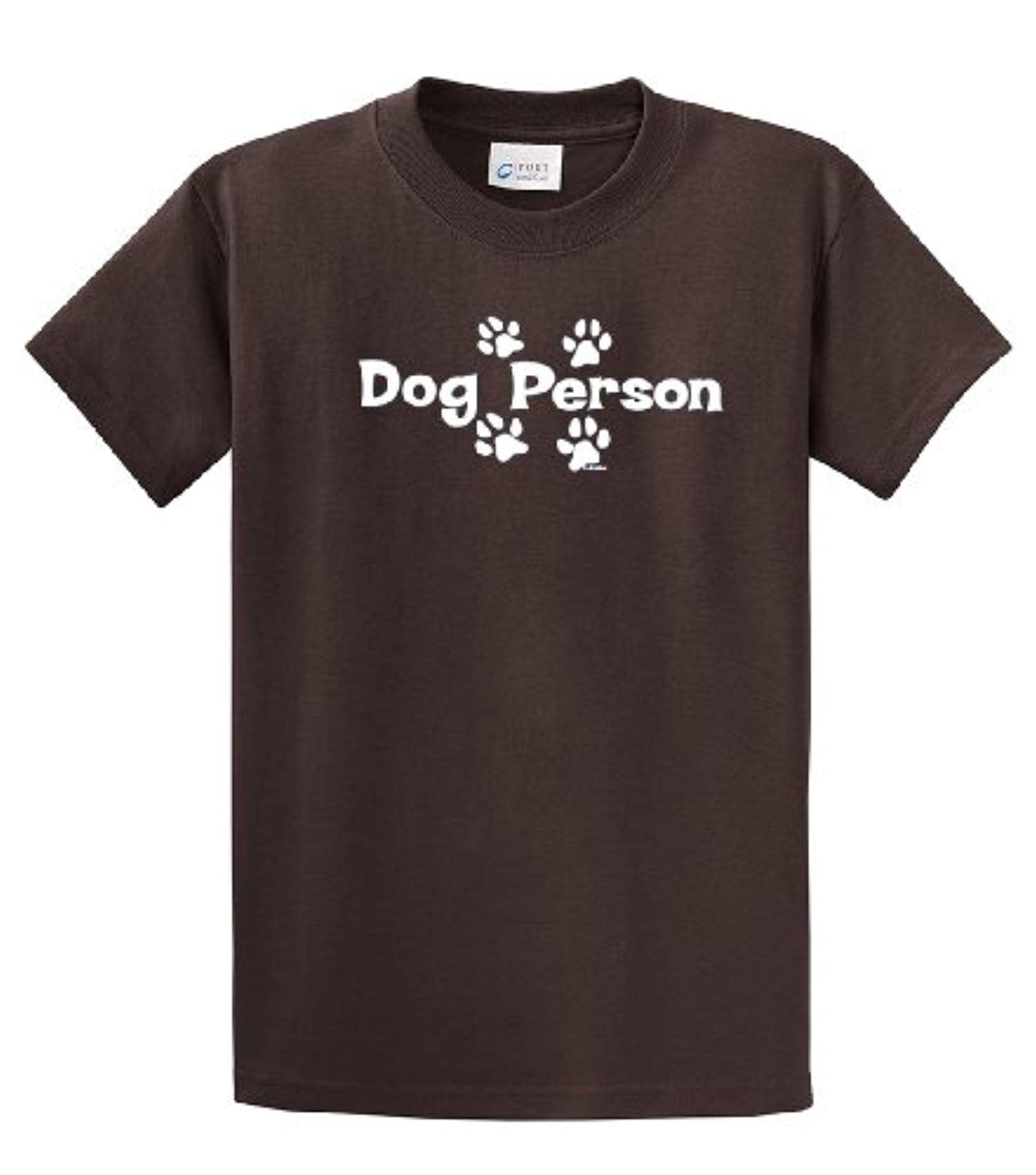 Dog Person Pawprints Puppy Great Dog Lover Unisex Adult Short Sleeve T-shirt - Picture 17 of 93
