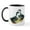 White/Black Inside, variant on CafePress - Blue Swedish Ducks Mug - 11 oz Ceramic Mug - Novelty Coffee Tea Cup