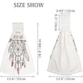thumbnail image 3 of Hanging Towels 1 Pcs, Dish Towels Arrow and Feathers Absorbent Hand Towels with Hanging Loop Washcloth for Bathroom Kitchen, 3 of 6