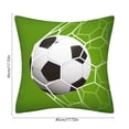 thumbnail image 3 of YiJuHui Soccer Sports Throw Pillow Cover Decorative Cushion Polyester Soft Washable for Sofa Bedroom Game Room Man Cave Fan Gift, 3 of 6