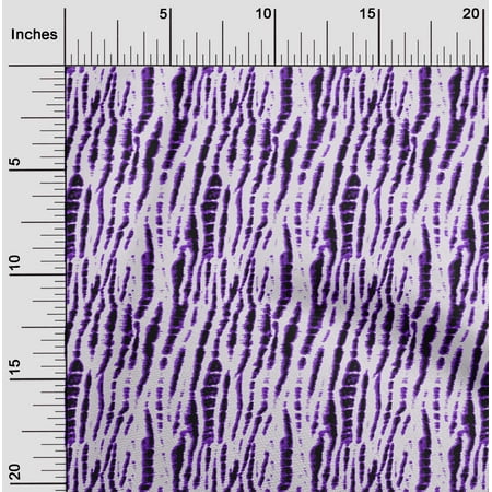 oneOone Cotton Poplin Twill Purple Fabric Animal Skin Quilting Supplies Print Sewing Fabric By The Yard 56 Inch Wide-L7G