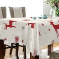 thumbnail image 3 of BZSMCE Square Tablecloth Fashion Design Flake Pattern Tableclothes, 3 of 9