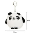 thumbnail image 5 of Plush Doll Soft Texture Cartoon Design Adorable Compact Panda Stuffed Toy for Kids, 5 of 8
