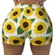thumbnail image 2 of Fotbe Sunflowers Shorts Sin Costuras – Shorts Deportivos de Cintura Alta para Mujer, Elásticos para Gimnasio, Yoga, Running o Ciclismo-Large, 2 of 8