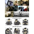 thumbnail image 4 of Almohada de viaje inflable, regalos para el día de la madre, aviones portátiles, almohada de viaje cómoda de primera calidad para el descanso del cuello de la cabeza del cuerpo, gris oscuro oso de fresa Hogar, 4 of 5