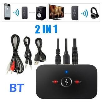 M8 Bluetooth 5.0 Rca Audio Receiver Transmitter Aptxll 3.5mm Aux Music Wireless Adapter With Mic