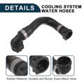 thumbnail image 4 of Radiator Hose for BMW 230i No.17127640287 | Engine Heater Water Coolant Exchanger Hose Black 1 Pcs, 4 of 6