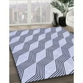 thumbnail image 3 of Ahgly Company Machine Washable Indoor Rectangle Transitional Lavender Blue Area Rugs, 3' x 5', 3 of 7
