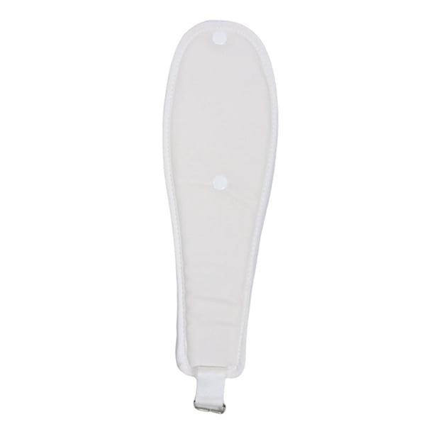 Cojín de entrepierna para cinturón de cochecito, funda para correa de asiento, cómodo y suave cojín de entrepierna para recién nacidos, cinturón de blanco